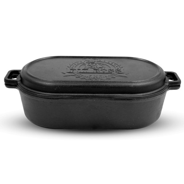 Pit Boss 17.62 in. NonStick Cast Iron Roasting Pan & Reviews Wayfair